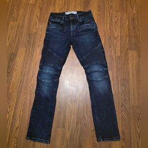 Parasuco DNM Legend Mike Moto Slim Fit Jeans 30W Medium Rise Blue Biker Denim